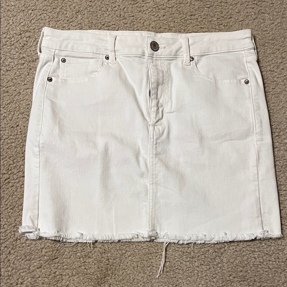 American Eagle Outfitters White Mini Skirt